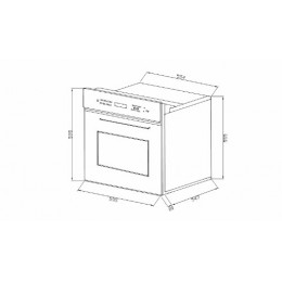 Forno Montreal Multifunção Touch 60cm 15 Funções  - Debacco